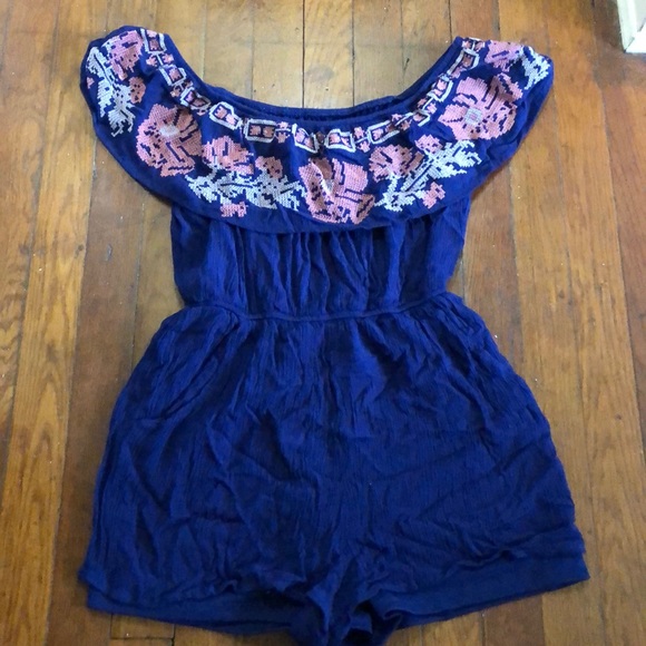 Blue Rain Dresses & Skirts - Blue Romper